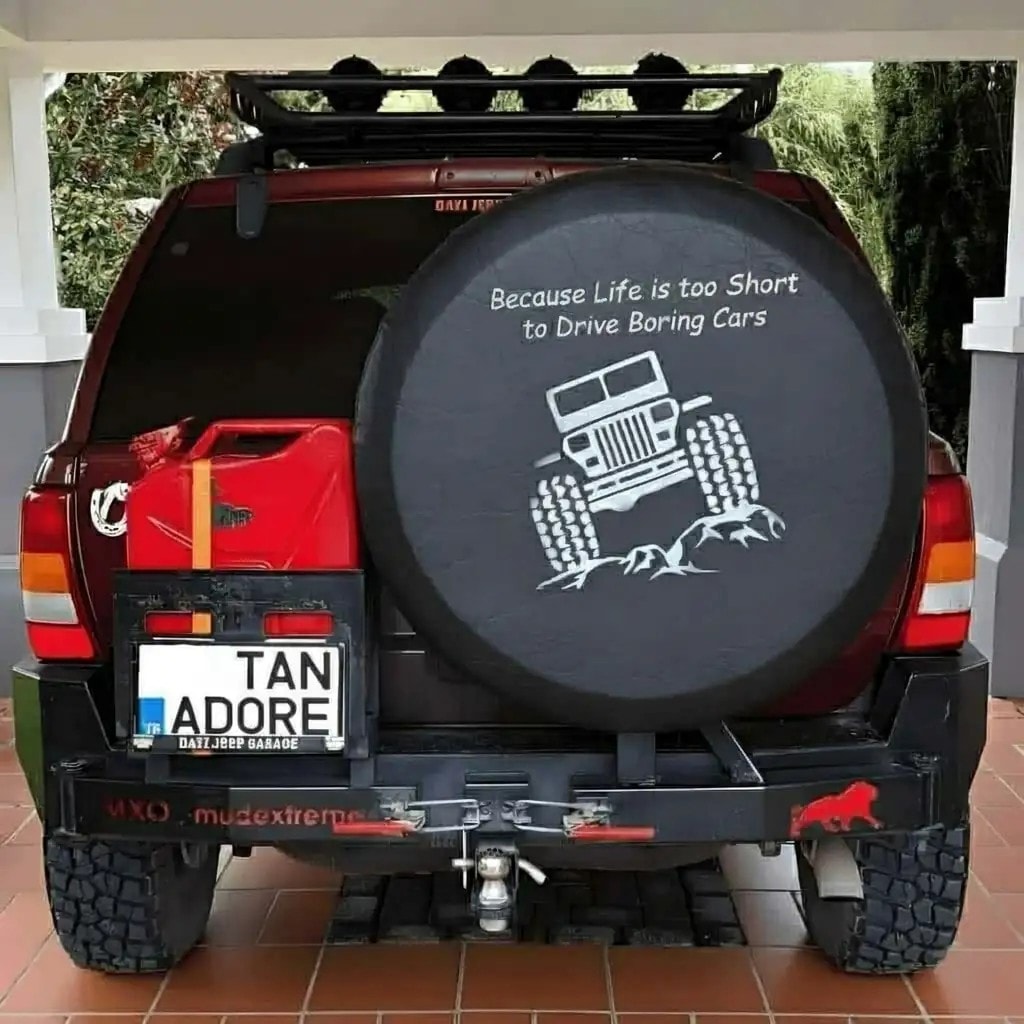 Offroad Vehicle Designed Spare Wheel Tire Cover
